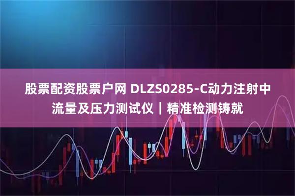 股票配资股票户网 DLZS0285-C动力注射中流量及压力测试仪｜精准检测铸就